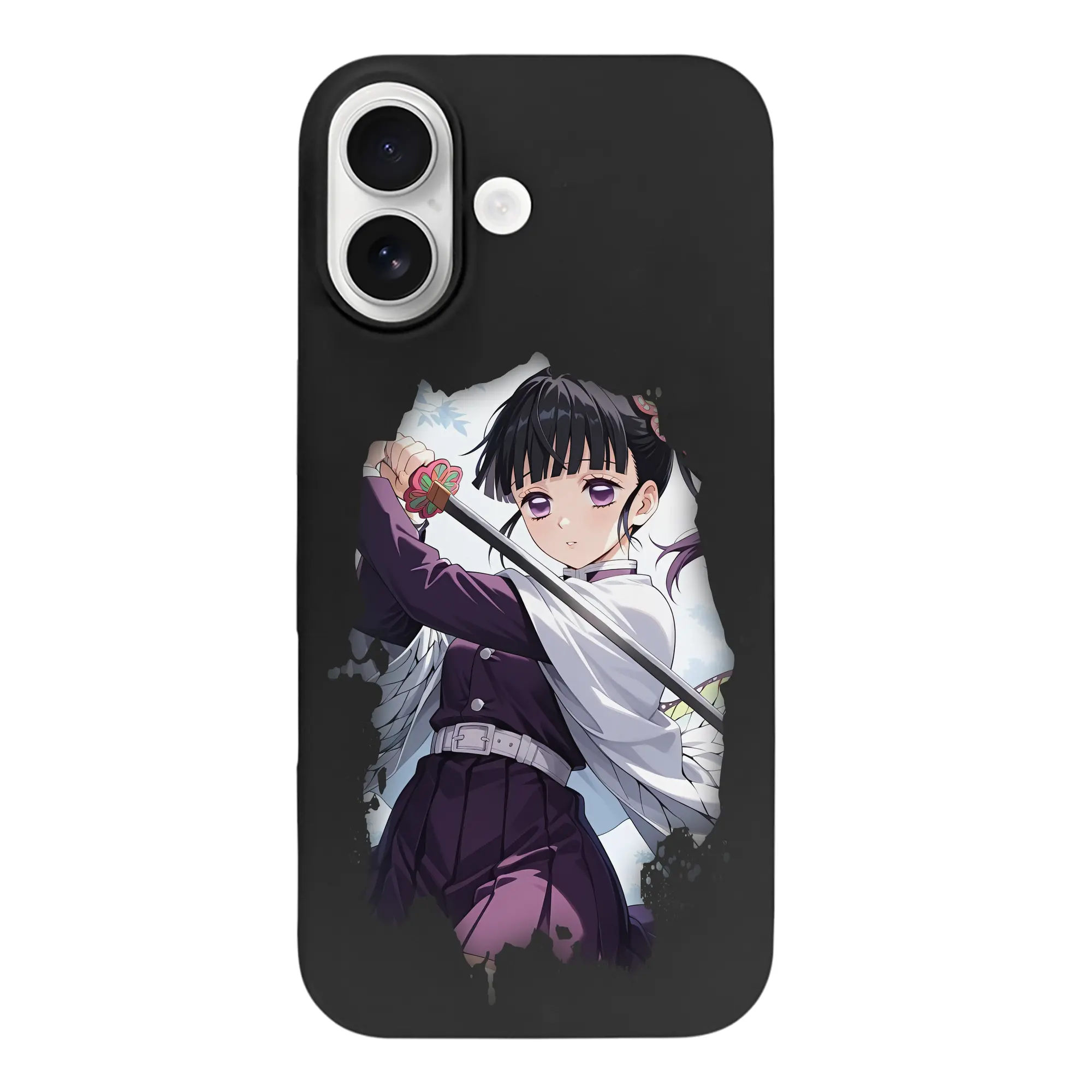 鬼滅の刃 グッズ,栗花落 カナヲ - iPhone 17 シリーズ シリコンケース 薄型 耐衝撃 指紋防止 ソフトタッチカバー 精密フィット 傷防止 保護ケース iPhone 17/17 Air/17 Pro/17 Pro Max 対応